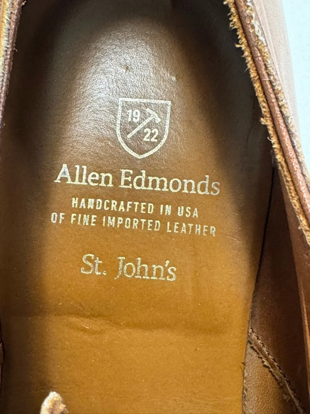Allen Edmonds Men Dress Shoes (Verona/St. John’s) Size 9.5D Brown/Black Lot Of 2 - Picture 7 of 16